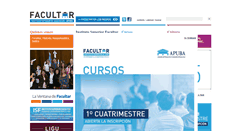 Desktop Screenshot of facultar.org.ar